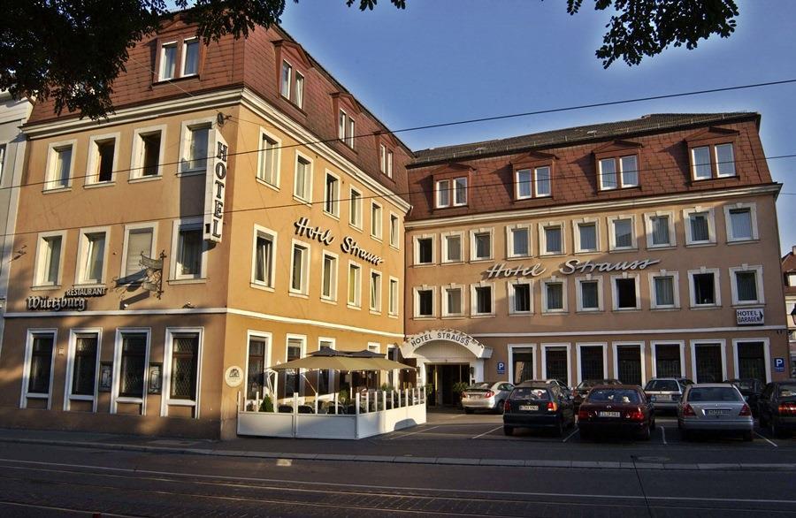 City Partner Hotel Strauss Wurtzburgo Exterior foto